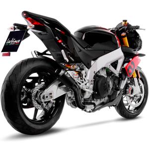 Escape LV-10 full black Aprilia Tuono V4 RSV4 1100 21-