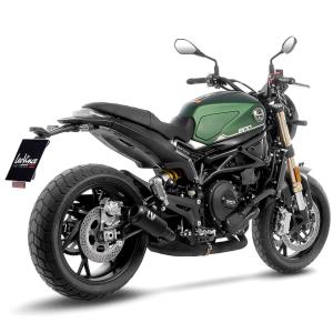 Escape LV-10 negro homologado BENELLI Leoncino 800 2022-