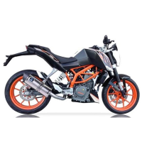 Escape acero negro Ixil SOVE KTM Duke 390 13-16