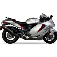 Escape izquierdo acero negro Ixil V4B Suzuki GSX1300R HAYABUSA 21+