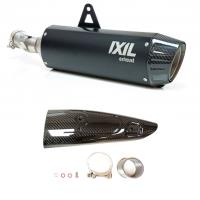 Escape izquierdo acero negro Ixil V4B Suzuki GSX1300R HAYABUSA 21+