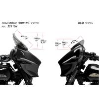 Pantalla high-road touring para semicarenado OEM HD Street Glide