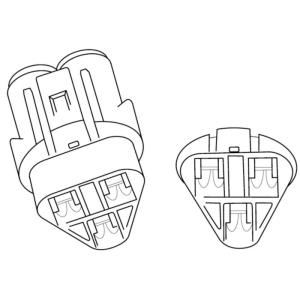 Adaptador cable luz de matricula Suzuki