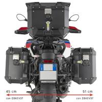 Soporte lateral sin hueco para escape BMW R1300GS Adv 2025+