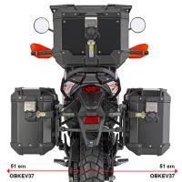 Portamaletas lateral maletas Givi KTM 390 ADV 25+