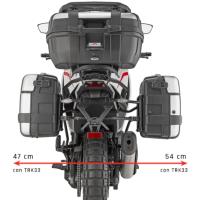 Portamaletas lateral MK Moto Morini Xcape 700 25+