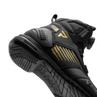 Botas de moto CORE Rebelhorn Negro-Dorado