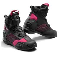 Botas de moto CORE Rebelhorn Negro-Rosa
