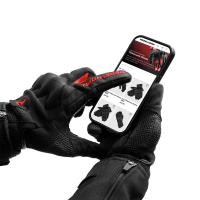 Guantes de moto Rebelhorn Core Negro-Rojo