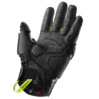 Guantes de moto Rebelhorn Defender Gris-Amarillo Flúor