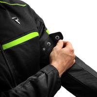 Chaqueta Rebelhorn Echo Negro-Amarillo Flúor