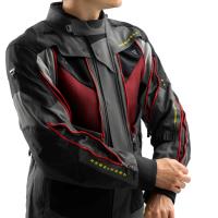 Chaqueta Rebelhorn Hardy 3.0 Negro-Antracita-Rojo