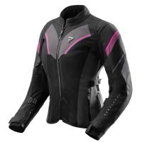 Chaqueta Rebelhorn Hiflow V Mujer Negro-Rosa