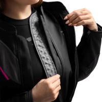 Chaqueta Rebelhorn Hiflow V Mujer Negro-Rosa