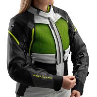 Chaqueta Rebelhorn Hardy 3.0 Mujer Gris-Amarillo Flúor