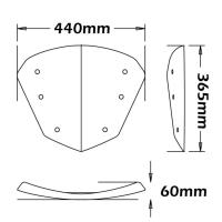 Cúpula Isotta baja BMW K 1600 Grand America 2017-