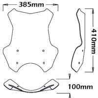 Cúpula Isotta Standard Yamaha XSR 700 2016-2020