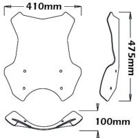 Cúpula Isotta Alto Yamaha XSR 700 2016-2020