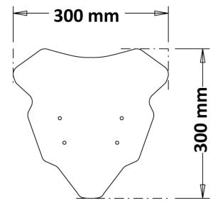 Parabrisas touring Yamaha MT07 2021