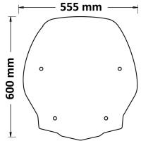 Parabrisas alto Honda SH 125i-150i-350 20+ 60cm