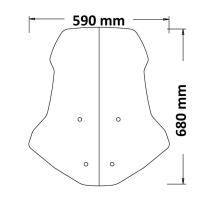 Parabrisas medio Honda ADV350 22- Isotta