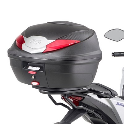 Portaequipajes Givi maletas Monolock moto Yamaha MT03 16-19