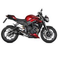Escape Mivv XM5 negro Triumph STREET TRIPLE 765 R / RS 2023-2024
