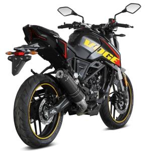 Escape Mivv GP Carbon con tapa en carbono VOGE Brivido 125R 2023+