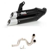 Escape acero negro Ixil L3XB Kawasaki Z650 / RS 23+