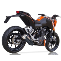 Escape acero negro Ixil L3XB KTM Duke 125/200 11-16