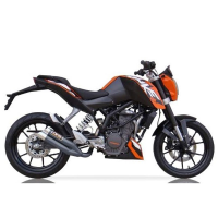 Escape acero negro Ixil L3XB KTM Duke 125/200 11-16