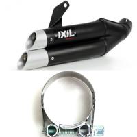 Escape acero negro Ixil L3XB Suzuki SV650 S / X 16+