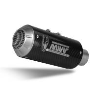 Escape completo Mivv MK3 carbono Yamaha MT/R 125 19+