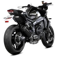 Escape completo Mivv AK-1 acero negro Yamaha MT-09 24+ / R9 25+
