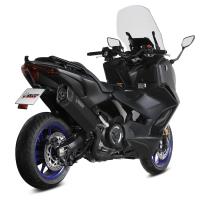 Escape completo Mivv SR-1 acero full negro Yamaha T-MAX 560 25+
