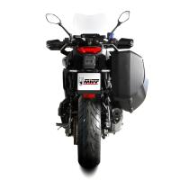 Escape completo Mivv DELTA RACE acero negro Yamaha Tracer 9 25+
