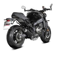 Escape completo Mivv GP PRO acero negro Yamaha XSR 900 22+