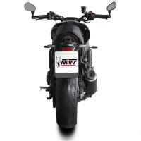 Escape completo Mivv GP PRO acero negro Yamaha XSR 900 22+