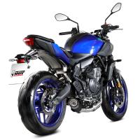 Escape completo Mivv X-M5 acero negro Yamaha MT-07 25+