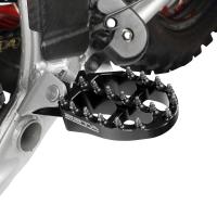 Estriberas aluminio Honda Transalp Zeta negro