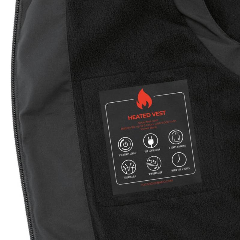 Chaleco calefactable  TOPWARM Tucano