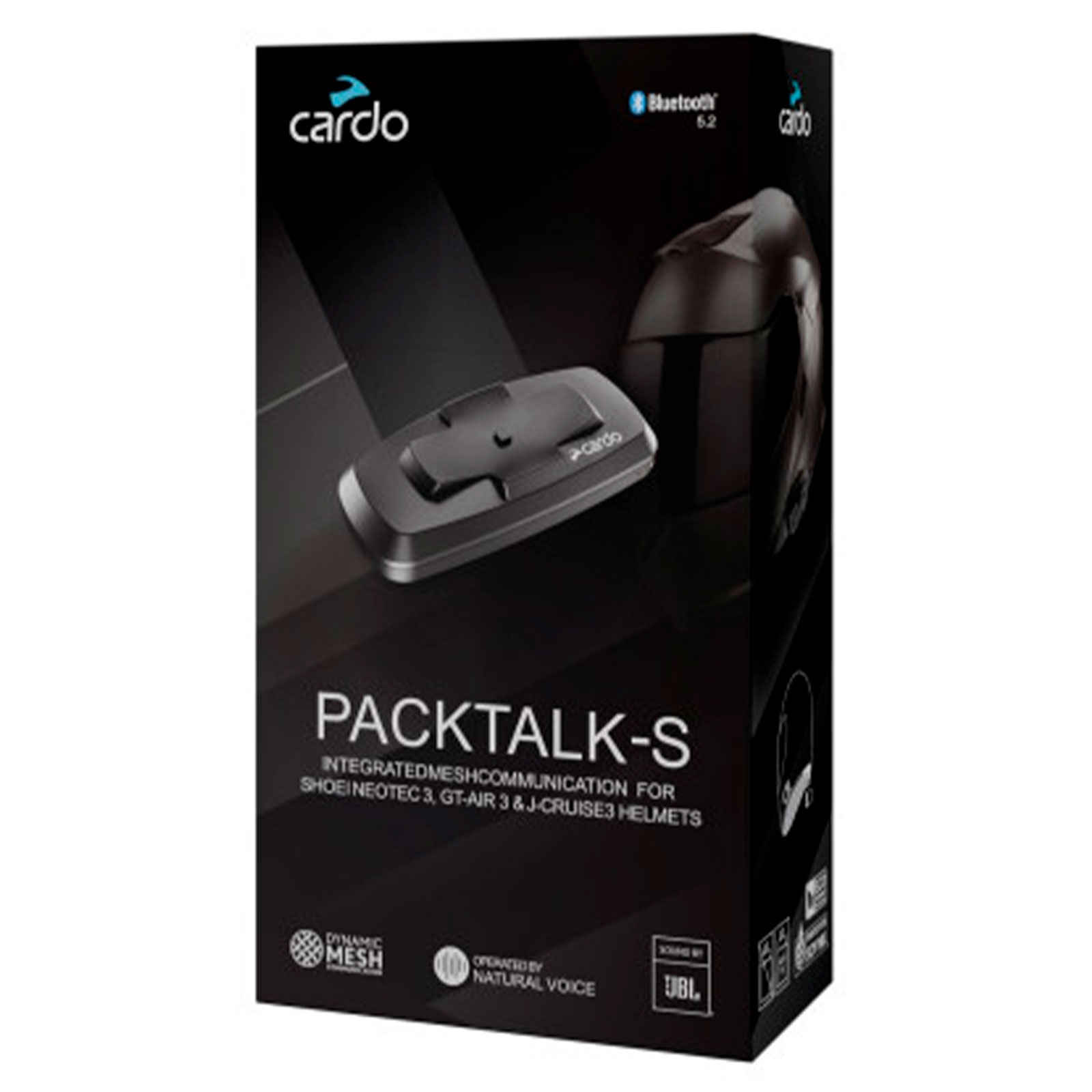 Intercomunicador moto Cardo Packtalk S Shoei