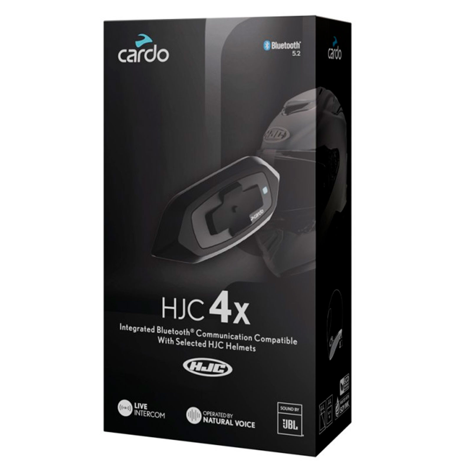 Intercomunicador moto Cardo 4X-S HJC