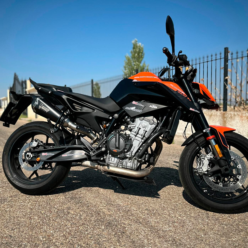 Escape mivv KTM Duke 790-890 delta negro unidad de pruebas