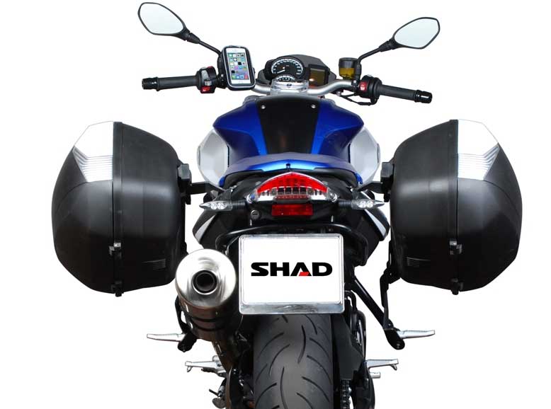 Fijacion 3P System Shad para maletas laterales en BMW F800S-R 09-15