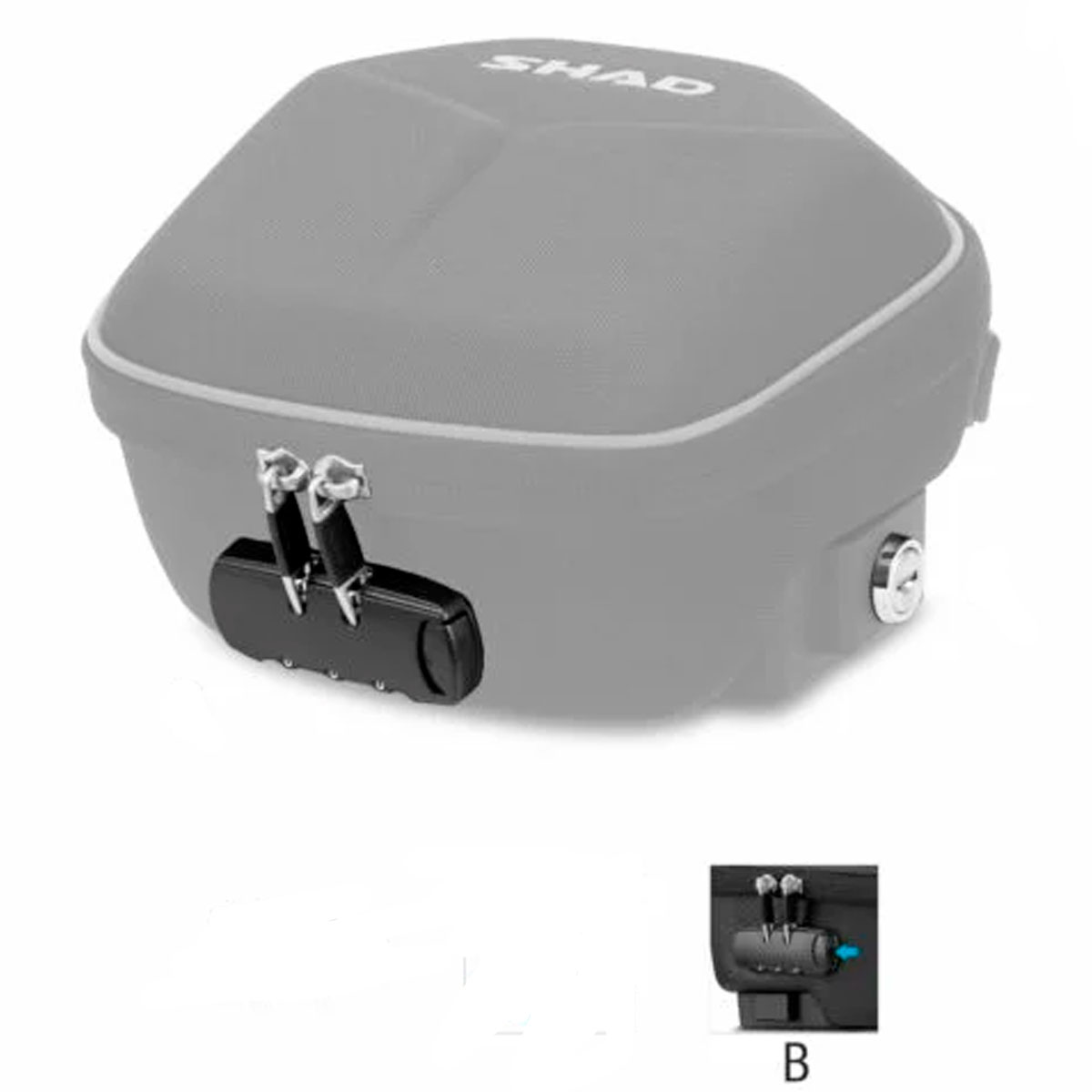 Cerradura con combinacion para bolsas sobredeposito SHAD