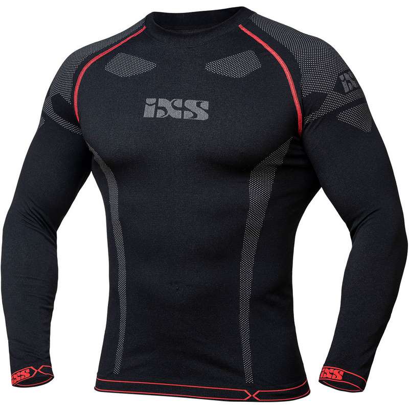 camiseta térmica interior manga larga ixs negro-gris 365