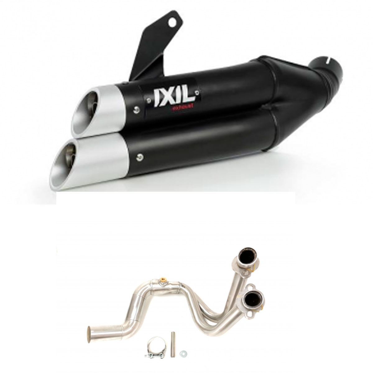 Escape acero negro Ixil L3XB Kawasaki Z650 / RS 23+