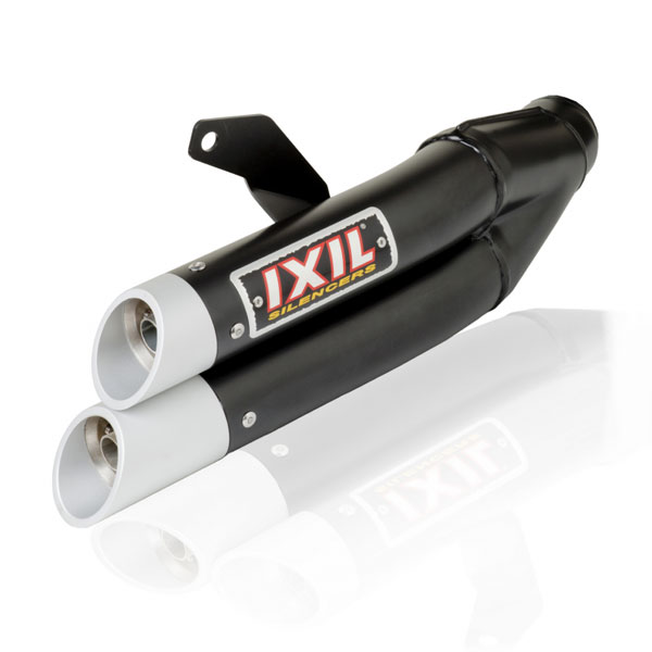 Escape Ixil Kawasaki Z750 07-12 Dual Hyperlow XL Black