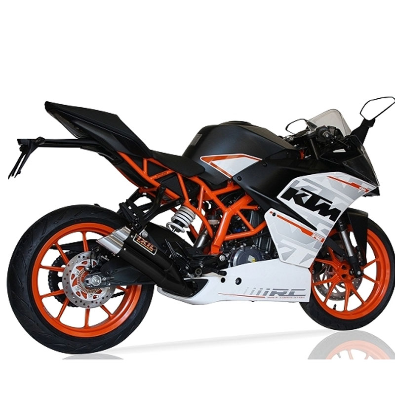 Escape acero negro Ixil L3XB KTM RC390 15-16